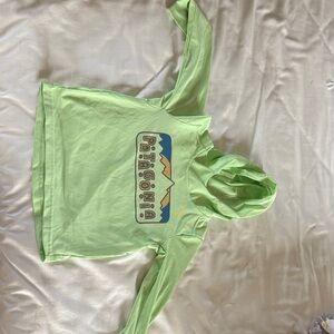 Patagonia Kids Light Green Hoodie